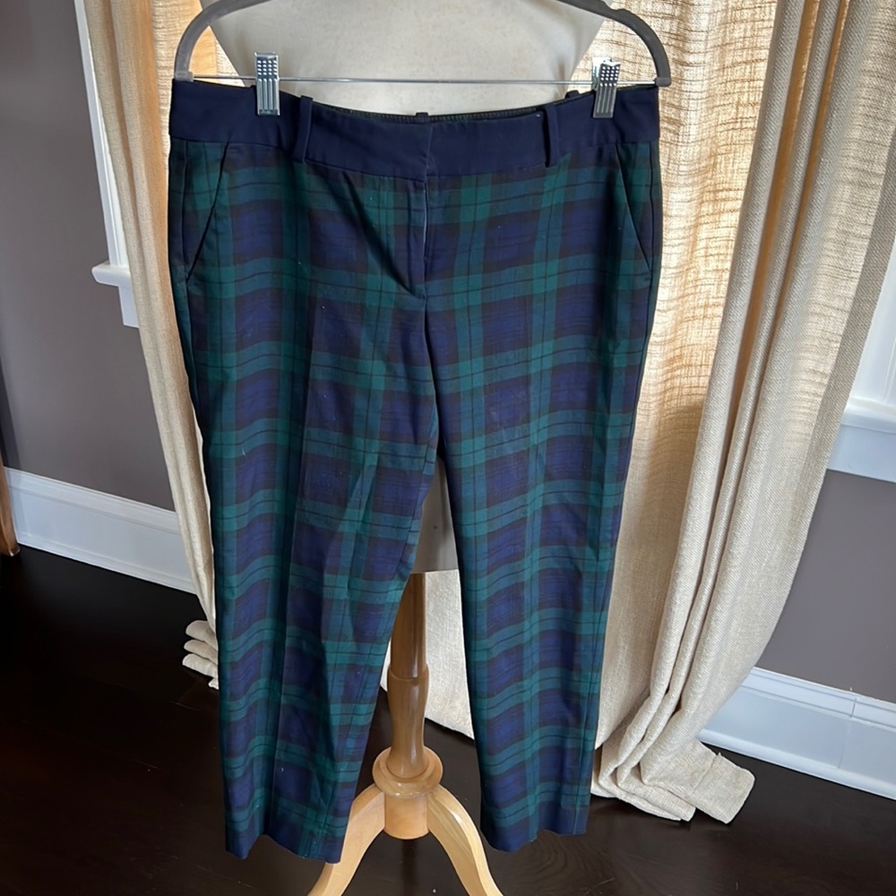 Anne Taylor loft plaid pants size 6p